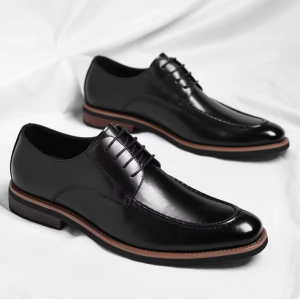 Fashion Lace-Up Casual Shoes Hot-selling Leather Oxford Shoes British Style Formal Dress Footwear Business Derby Shoe Sneakers