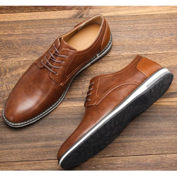 Leather loafer men fashion comfortable 2024 casual shoes men