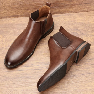 2025 New Chelsea Men Boots Fashion Comfortable Leather Boots