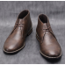 Retro Style Men Boots leather boots Men Ankle Boots