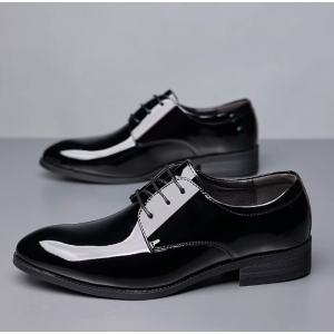 All-match Men Wedding Dress Flats Men's Oxfords Shoes Crocodile Pattern Men Casual Shoes 2025 New Arrival Business Shoes for Men